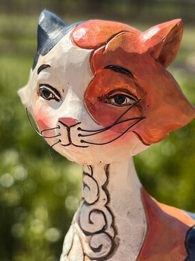 Jim Shore Heartwood Creek "Callie" Walking Calico Cat Figurine